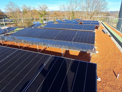 PV Anlage auf dem Kindergarten